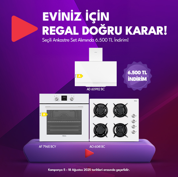 Seçili Ankastre Set alımında 6.500 TL İndirim!