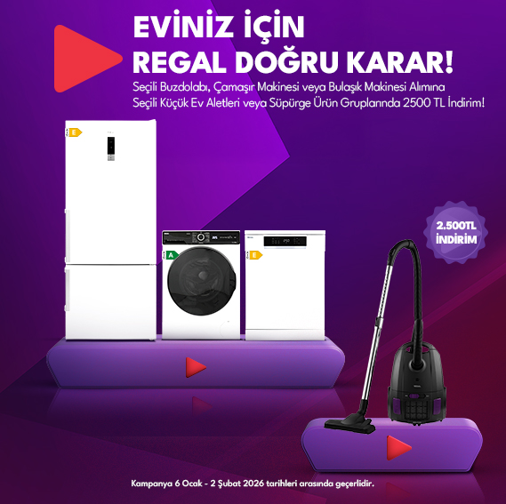 Seçili Çamaşır Makinesi, Buzdolabı ve Bulaşık Makinesi yanında KEA veya Süpürge Alımında 2.500 TL İndirim!