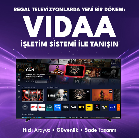 REGAL VIDAA İLE SINIRLARI KALDIRIN