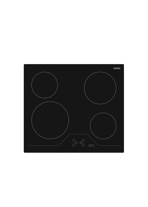 Vestel AO-6330 S 60 cm Vitroseramik Ankastre Ocak