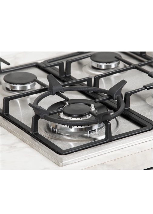Vestel AO-6004 X-DW 60 cm 4 Gözü Gazlı (1 Gözü Wok'lu) Ankastre Ocak