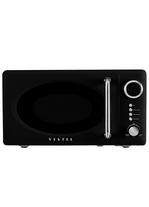 Vestel MD 20 YD Retro Siyah Mikrodalga Fırın