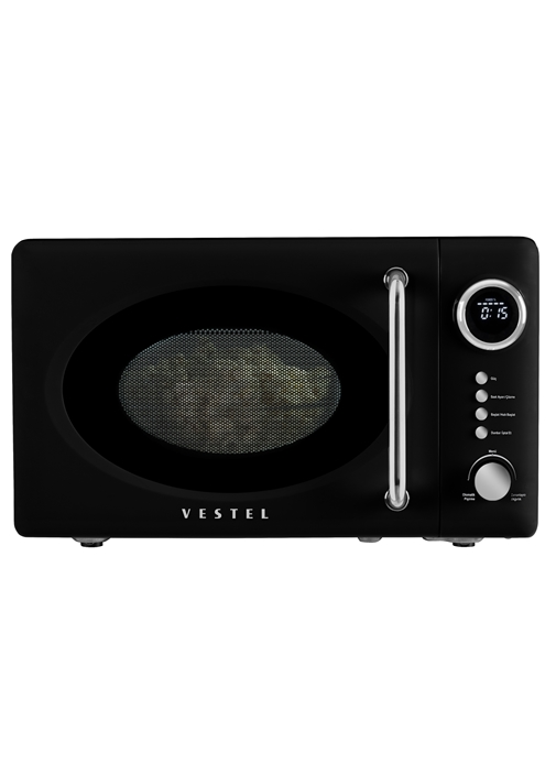 Vestel MD 20 YD Retro Siyah Mikrodalga Fırın