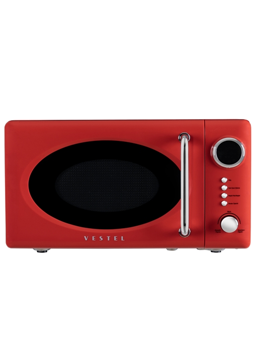 Vestel MD 20 YD Retro Kırmızı Mikrodalga Fırın