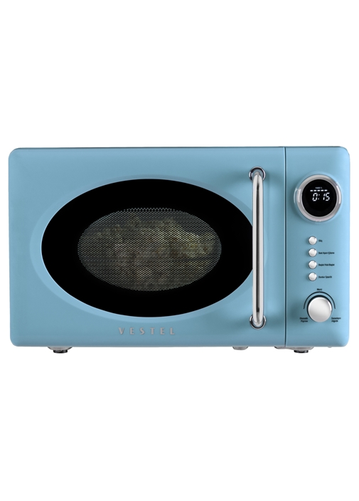 Vestel MD 20 YD Retro Düş Mavisi Mikrodalga Fırın