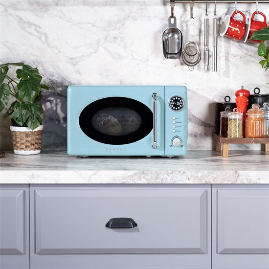 Vestel MD 20 YD Retro Düş Mavisi Mikrodalga Fırın