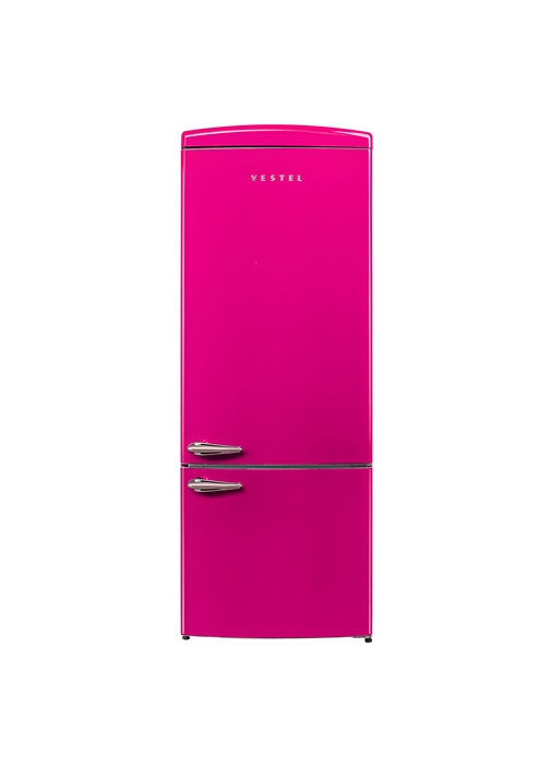Vestel RETRO NFK52111 Pembe 471 Lt No-Frost Buzdolabı