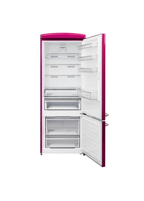 Vestel RETRO NFK52111 Pembe 471 Lt No-Frost Buzdolabı