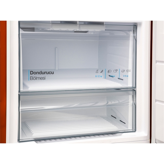 Vestel RETRO NFK52111 Turuncu 471 Lt No-Frost Buzdolabı