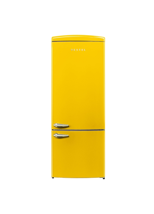 Vestel RETRO NFK52111 Sarı 471 Lt No-Frost Buzdolabı