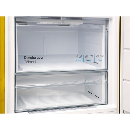 Vestel RETRO NFK52111 Sarı 471 Lt No-Frost Buzdolabı