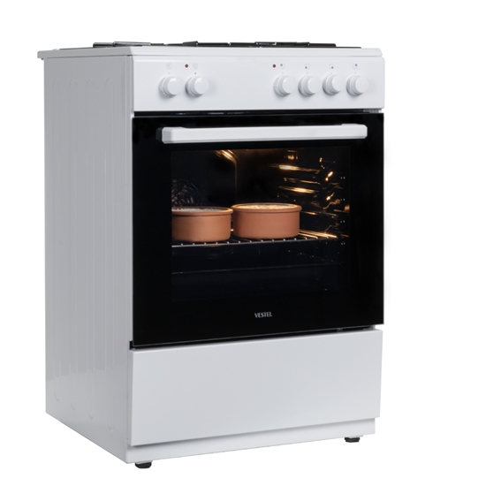 Vestel SF 8310 3 Gözü Gazlı 1 Gözü Elektrikli A Enerji Sınıfı Solo Fırın