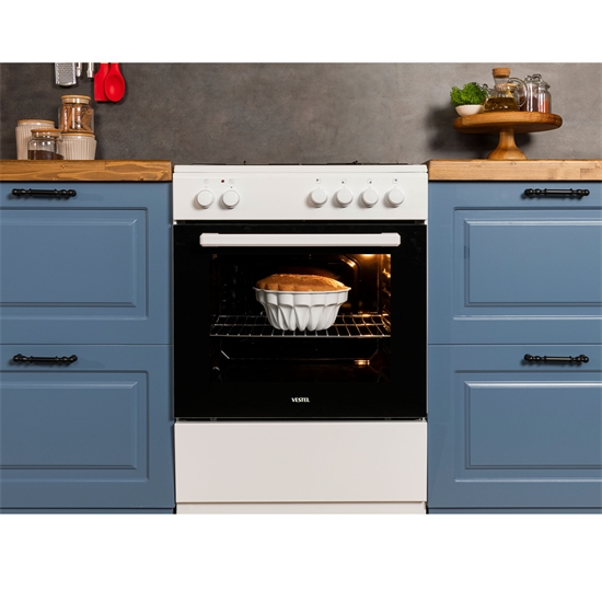 Vestel  SF 8400 4 Gözü Gazlı A Enerji Sınıfı Solo Fırın 