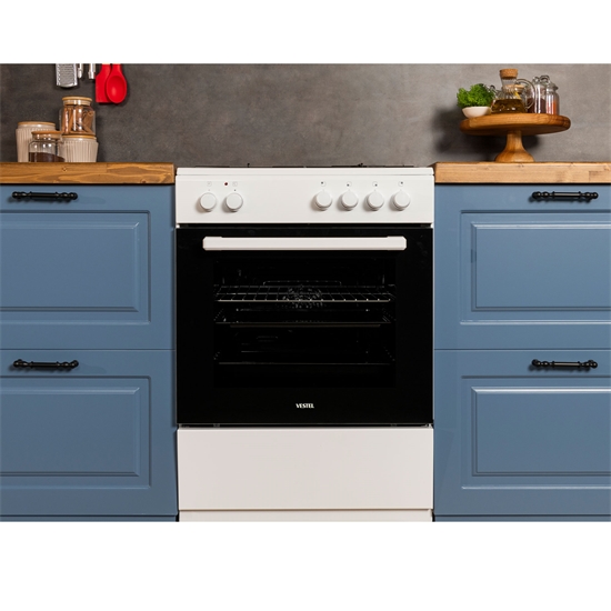 Vestel  SF 8400 4 Gözü Gazlı A Enerji Sınıfı Solo Fırın 