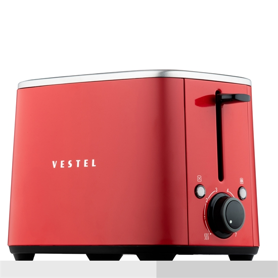 VESTEL RETRO KIRMIZI EKMEK KIZARTMA MAKİNESİ