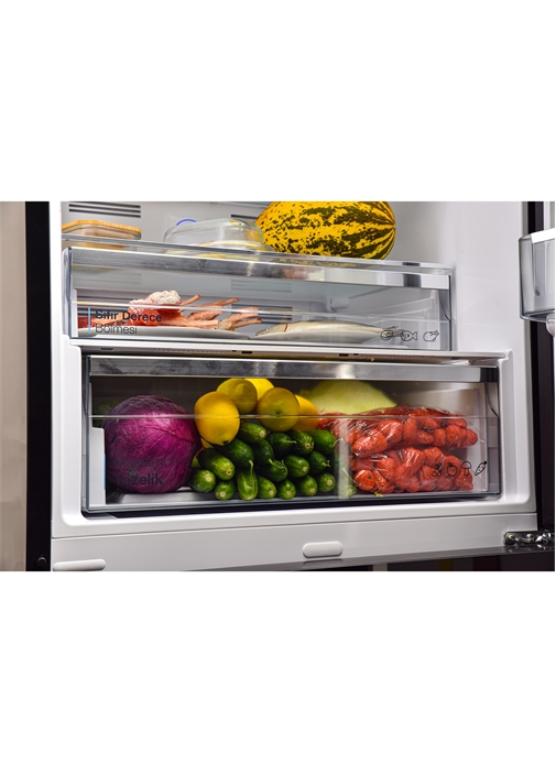 Vestel NFK54021 CS GI PRO 481 Lt No-Frost Buzdolabı