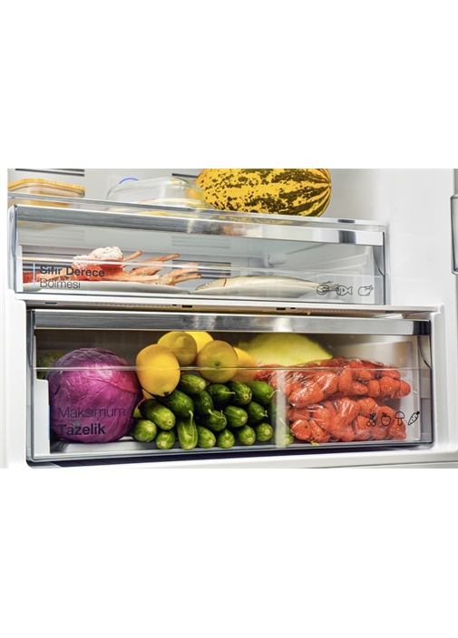Vestel NFK54021 CG GI PRO 481 Lt No-Frost Buzdolabı