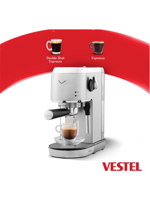 Vestel Barista Yarı Otomatik Espresso Makinesi