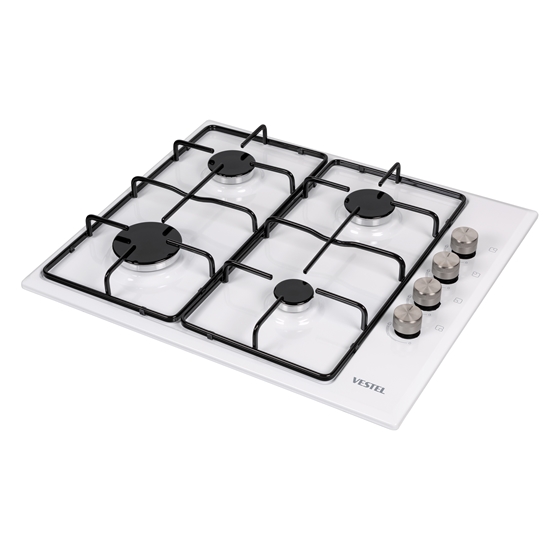 Vestel AO-6004 YB-DG 60 cm 4 Gözü Gazlı Ankastre Ocak