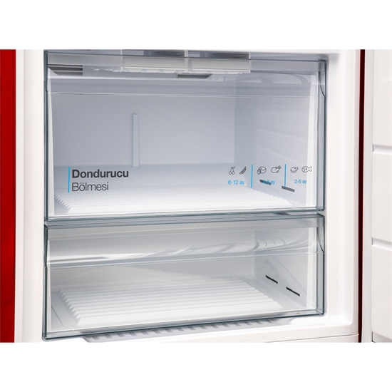 Vestel RETRO NFK52211 Kırmızı 471 Lt No-Frost Buzdolabı