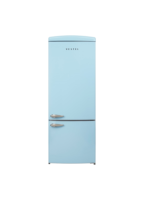 Vestel RETRO NFK52111 Düş Mavisi 471 Lt No-Frost Buzdolabı
