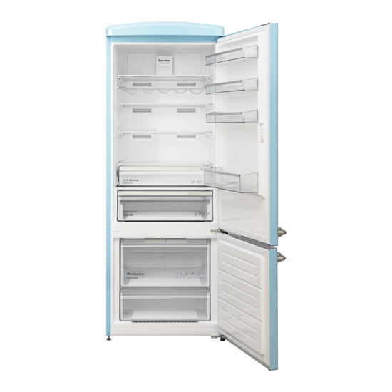 Vestel RETRO NFK52111 Düş Mavisi 471 Lt No-Frost Buzdolabı