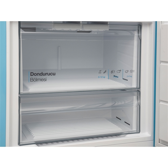 Vestel RETRO NFK52111 Düş Mavisi 471 Lt No-Frost Buzdolabı