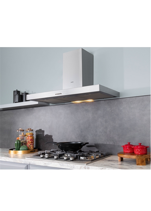 Vestel AO-71159 X DG-W 70 cm 5 Gözü Gazlı (1 Gözü Wok'lu) Ankastre Ocak