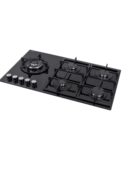 Vestel AO-91159 S DG-W 90 cm 5 Gözü Gazlı (1 Gözü Wok'lu) Ankastre Ocak