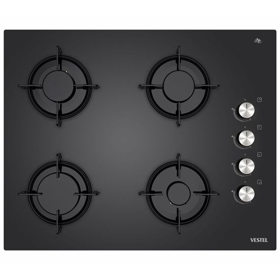 Eğik Siyah Buharlı Lightfry Set 