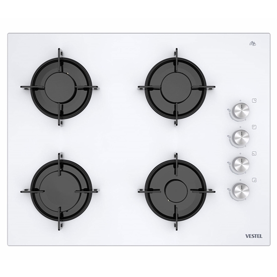 Eğik Beyaz Buharlı Lightfry Set 