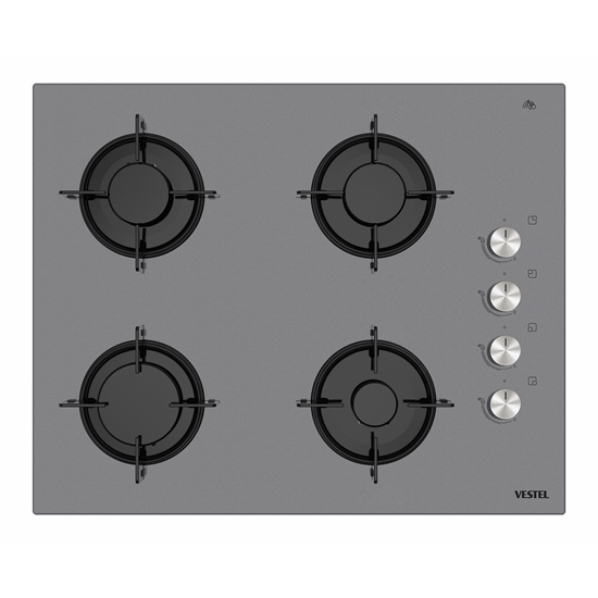 Eğik Gri Buharlı Lightfry Set 