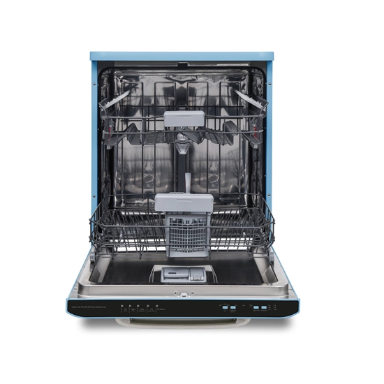 Vestel x Aslı Filinta BM 5001 Retro Düş Mavisi Çini Bulaşık Makinesi