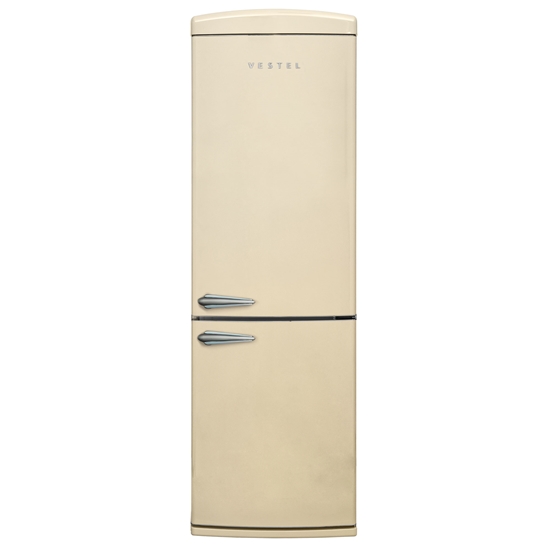 Vestel RETRO NFK37211 BEJ 330 Lt No-Frost Buzdolabı