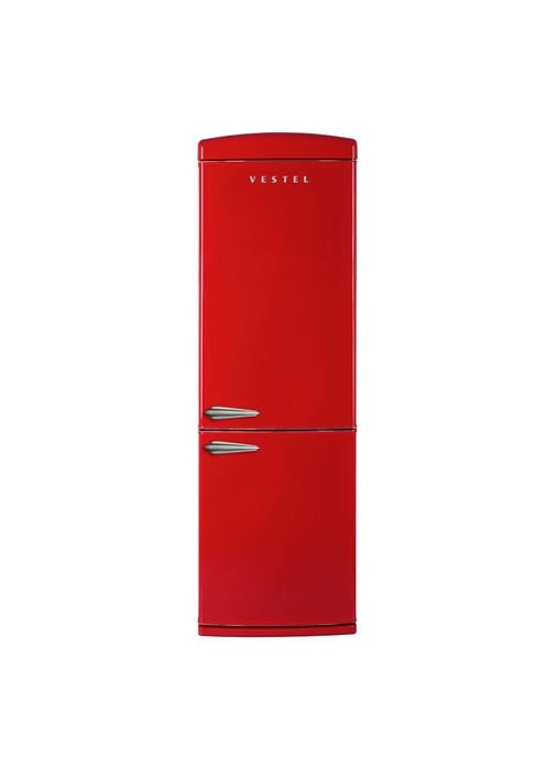 Vestel RETRO NFK37211 KIRMIZI 330 Lt No-Frost Buzdolabı
