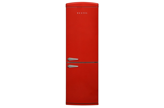 Vestel RETRO NFK37211 KIRMIZI 330 Lt No-Frost Buzdolabı