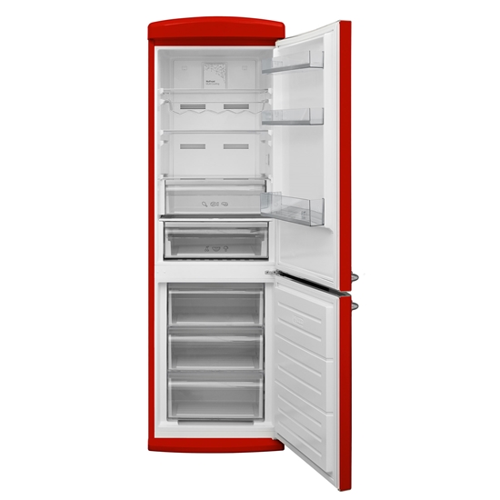 Vestel RETRO NFK37211 KIRMIZI 330 Lt No-Frost Buzdolabı