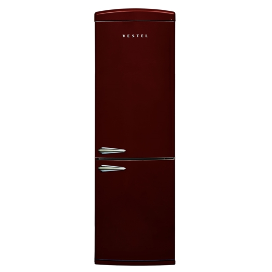 Vestel RETRO NFK37211 BORDO 330 Lt No-Frost Buzdolabı
