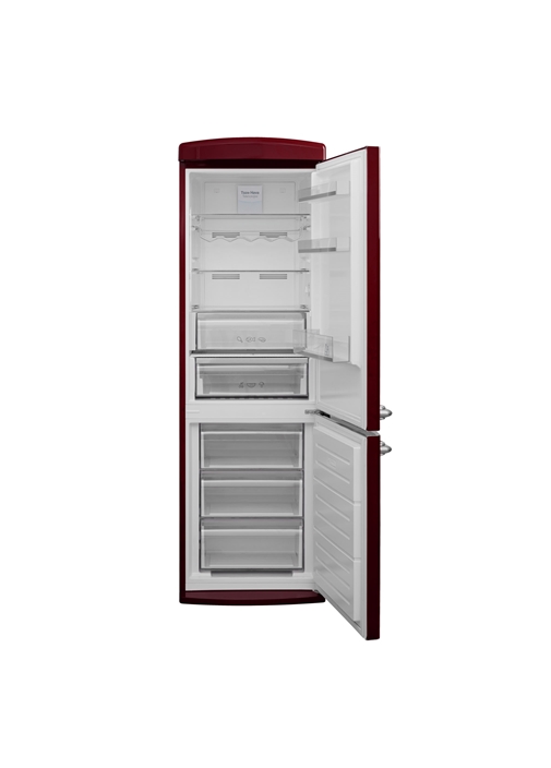 Vestel RETRO NFK37211 BORDO 330 Lt No-Frost Buzdolabı