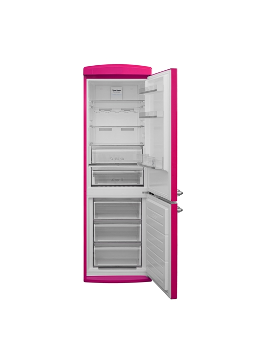 Vestel RETRO NFK37011 PEMBE 330 Lt No-Frost Buzdolabı