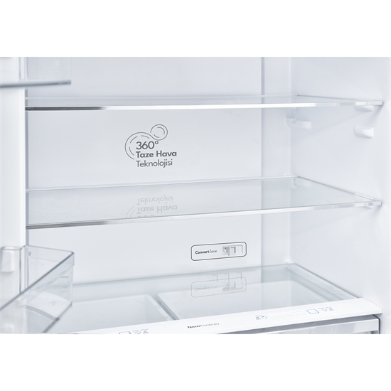 Vestel RETRO FD56011 SİYAH 487 Lt No-Frost Buzdolabı