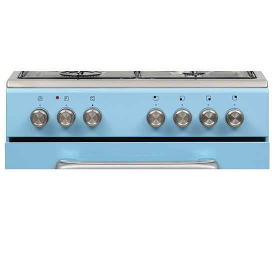 Vestel Retro SF 84011 DG Düş Mavisi 4 Gözü Gazlı A Enerji Sınıfı Solo Fırın