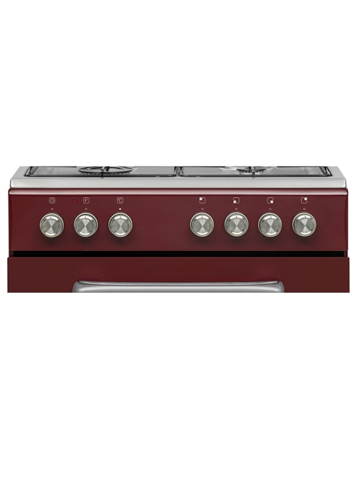 Vestel Retro SF 84011 DG Bordo 4 Gözü Gazlı A Enerji Sınıfı Solo Fırın