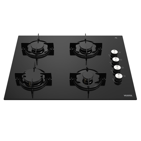 Vestel AO-651041 S 65 cm 4 Gözü Gazlı Ankastre Ocak