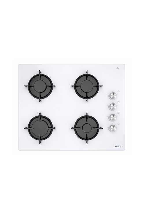 Vestel AO-651041 B 65 cm 4 Gözü Gazlı Ankastre Ocak