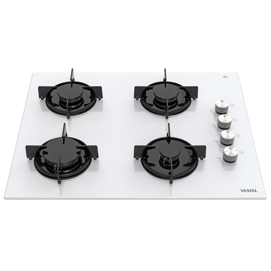 Vestel AO-651041 B 65 cm 4 Gözü Gazlı Ankastre Ocak