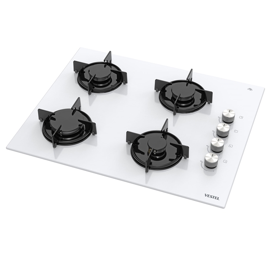 Vestel AO-651041 B 65 cm 4 Gözü Gazlı Ankastre Ocak