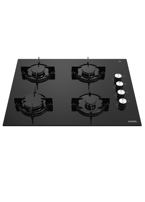 Vestel AO-651041 S DG 65 cm 4 Gözü Gazlı Ankastre Ocak