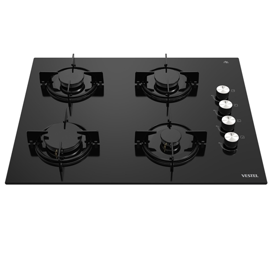 Vestel AO-651041 S DG 65 cm 4 Gözü Gazlı Ankastre Ocak