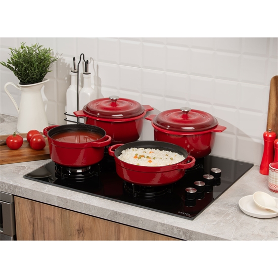 Vestel AO-651041 S DG 65 cm 4 Gözü Gazlı Ankastre Ocak